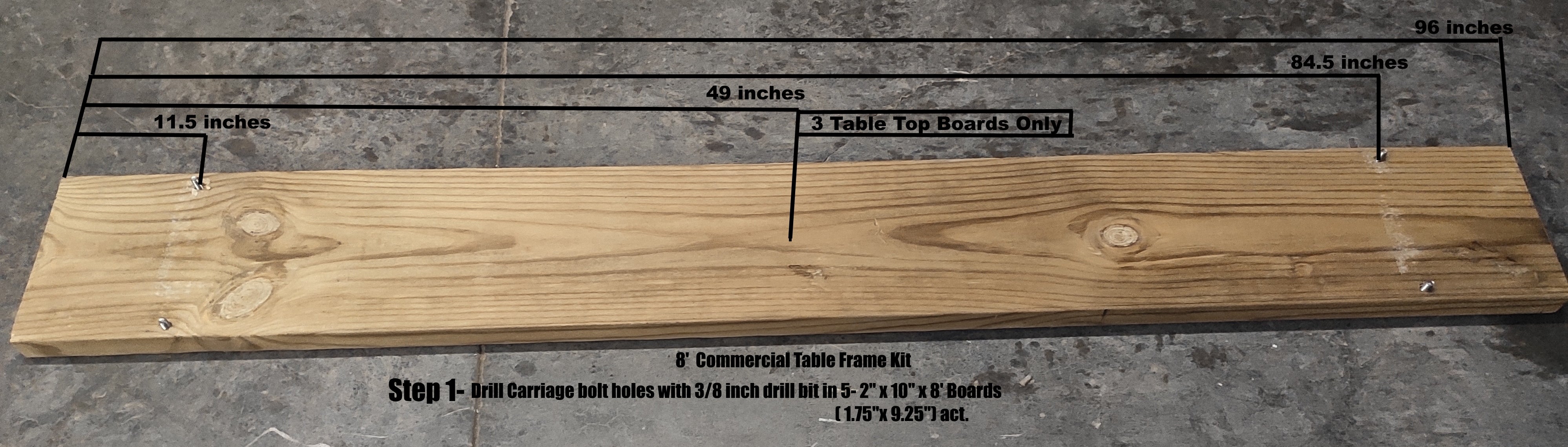 Welded Aluminum Picnic Table Frames Commercial Grade~frame only
